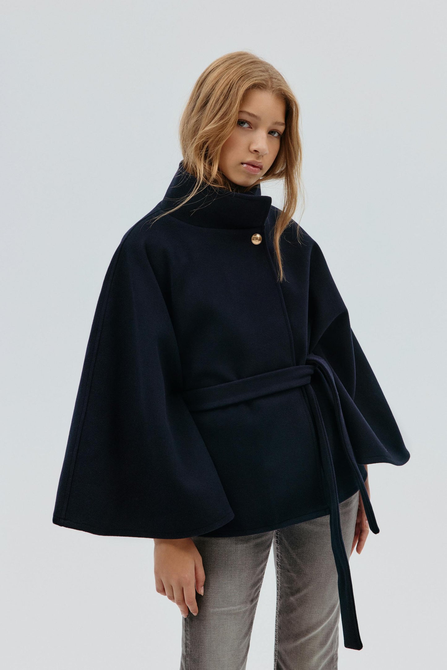 Assela Belt Cape Coat