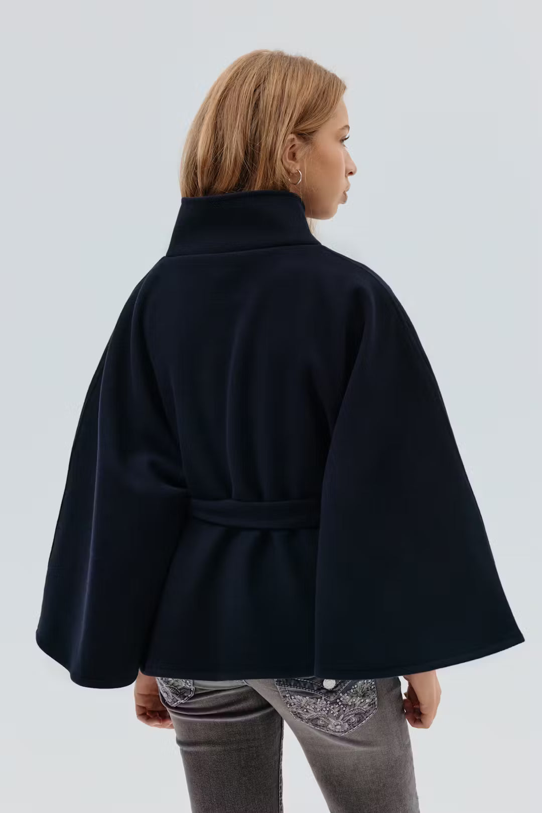 Assela Belt Cape Coat