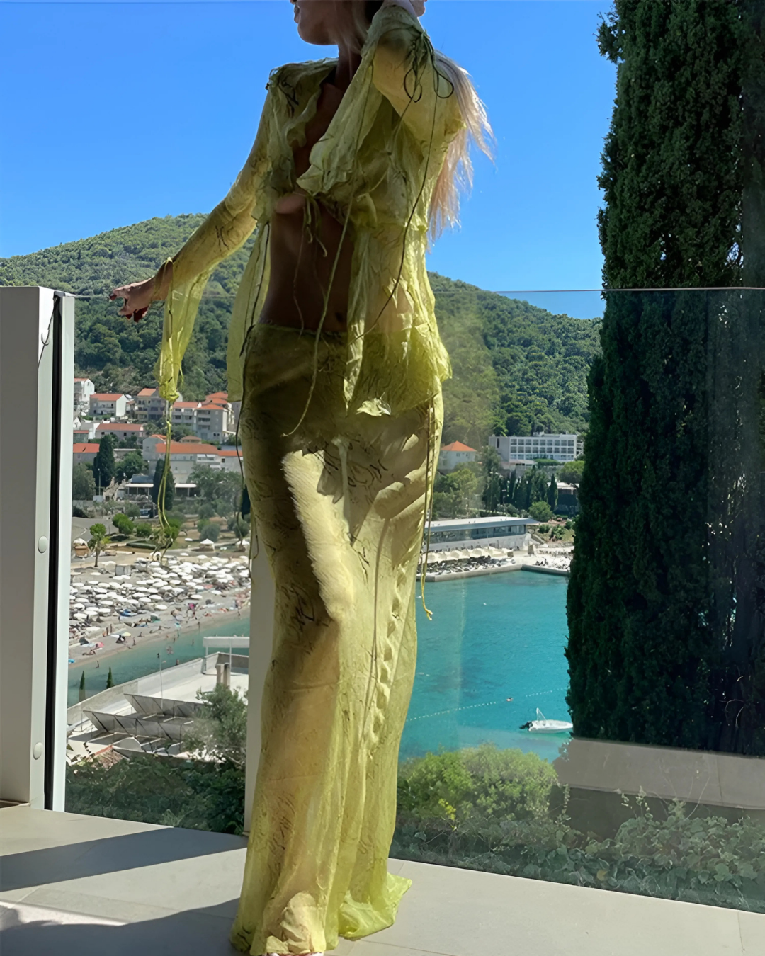 Annabelle Flowing Maxi Skirt Set