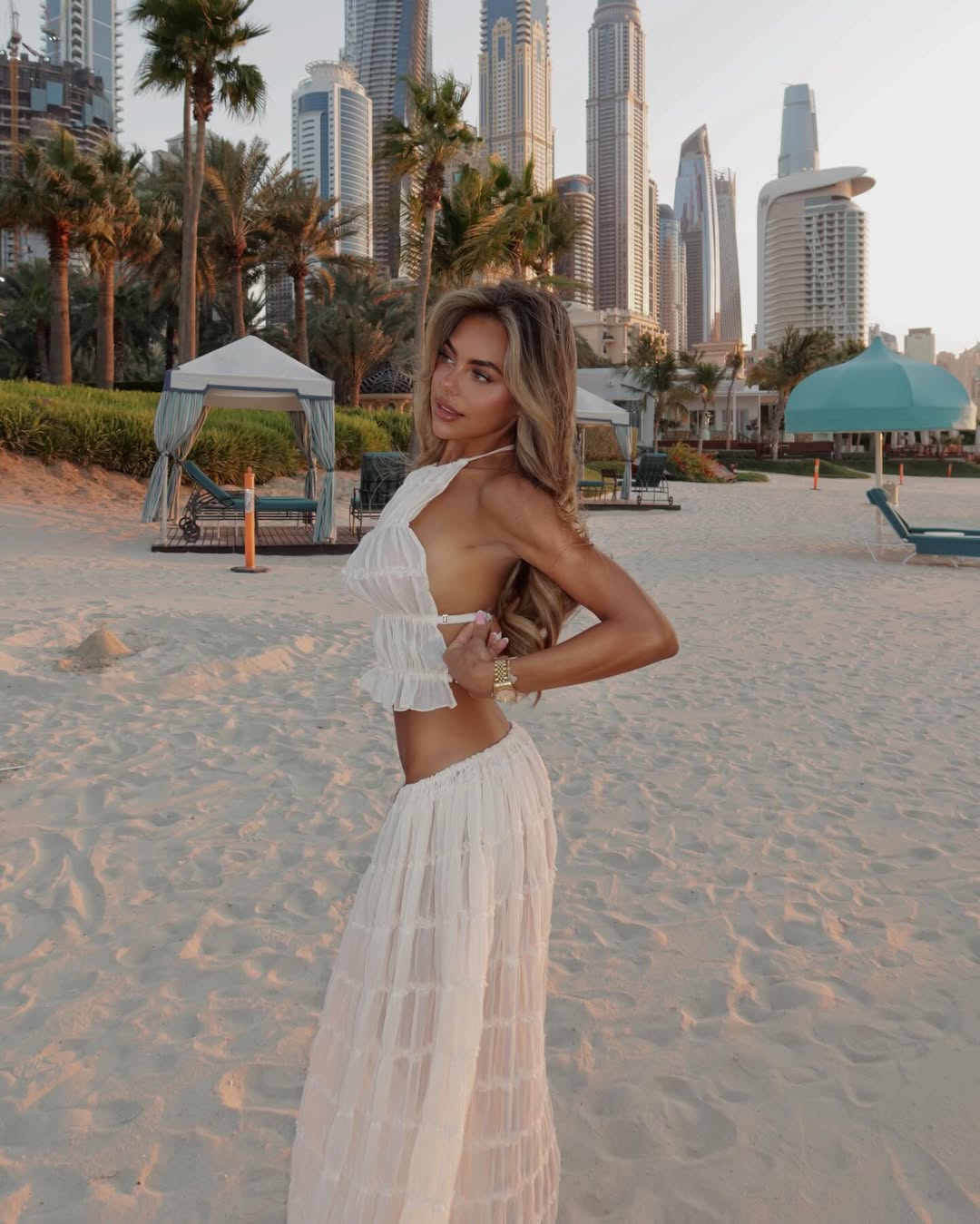 Bea Bohemian Ruffle Set