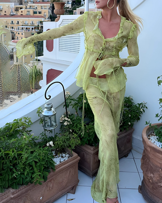 Annabelle Flowing Maxi Skirt Set