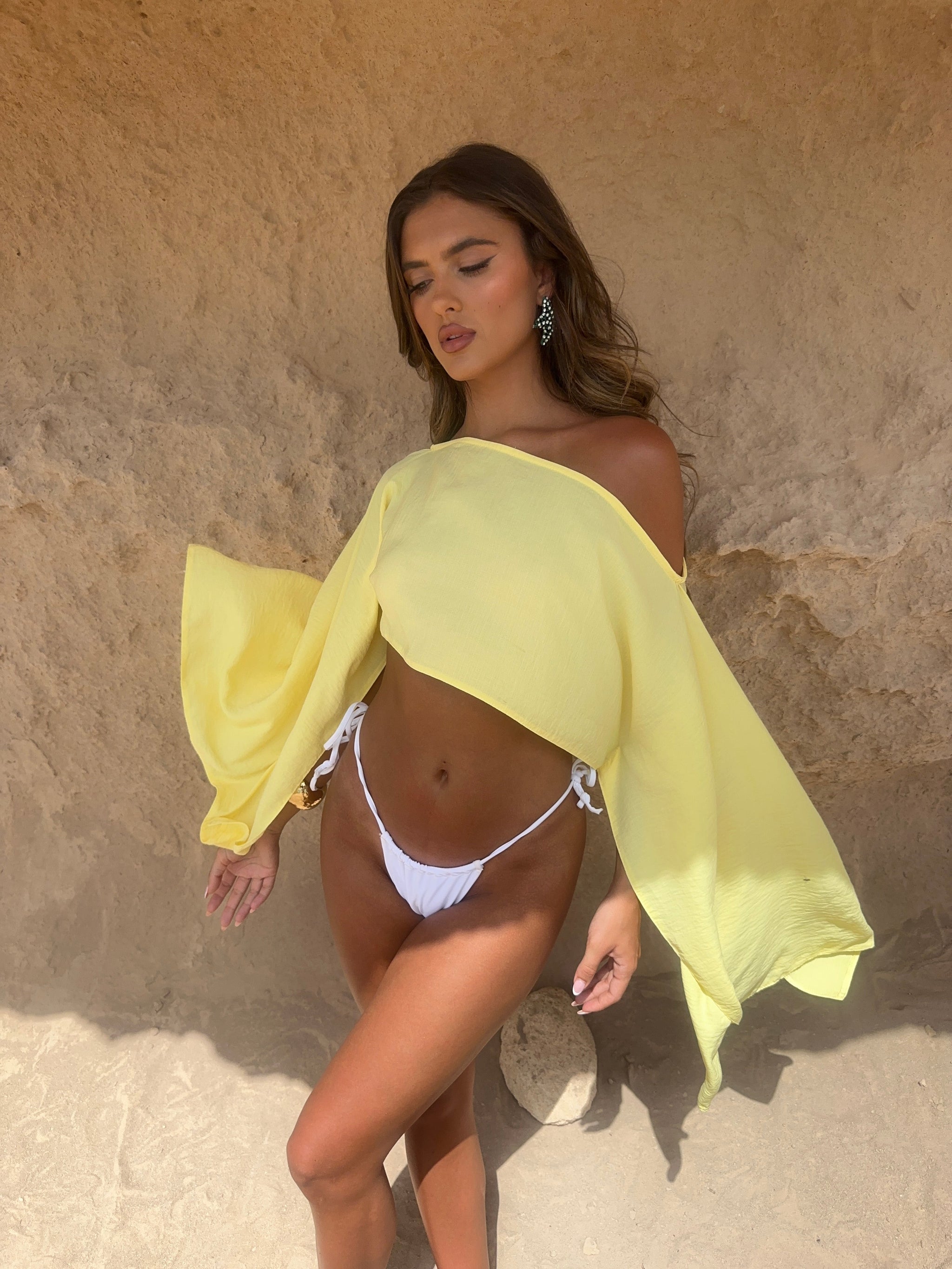Samy Lemon Sarong Set
