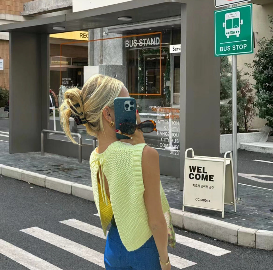 Amy Cardigan Knitted Top