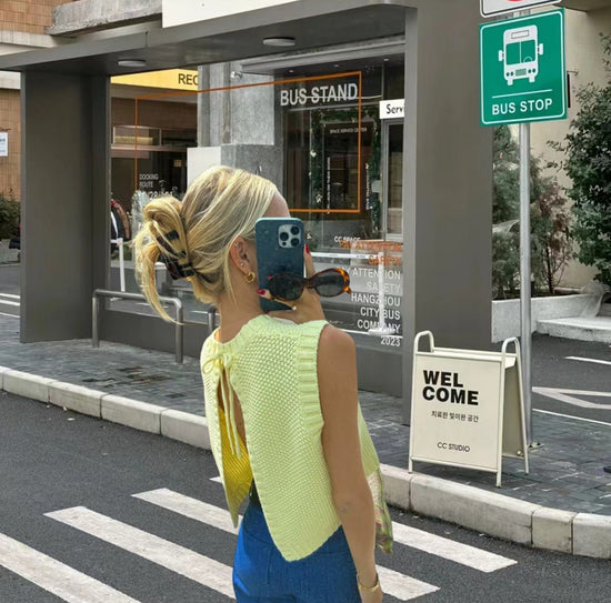 Amy Cardigan Knitted Top