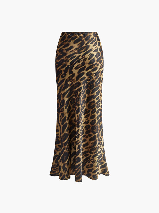 Malia Leopard Maxi Skirt