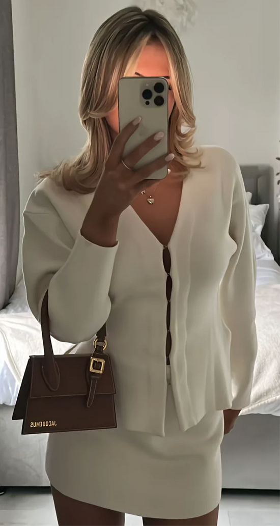 Brooke Ribbed Knitted Set