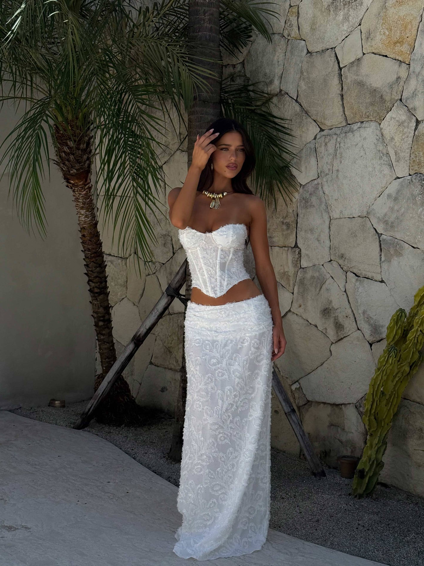 Celeste Lace Maxi Skirt