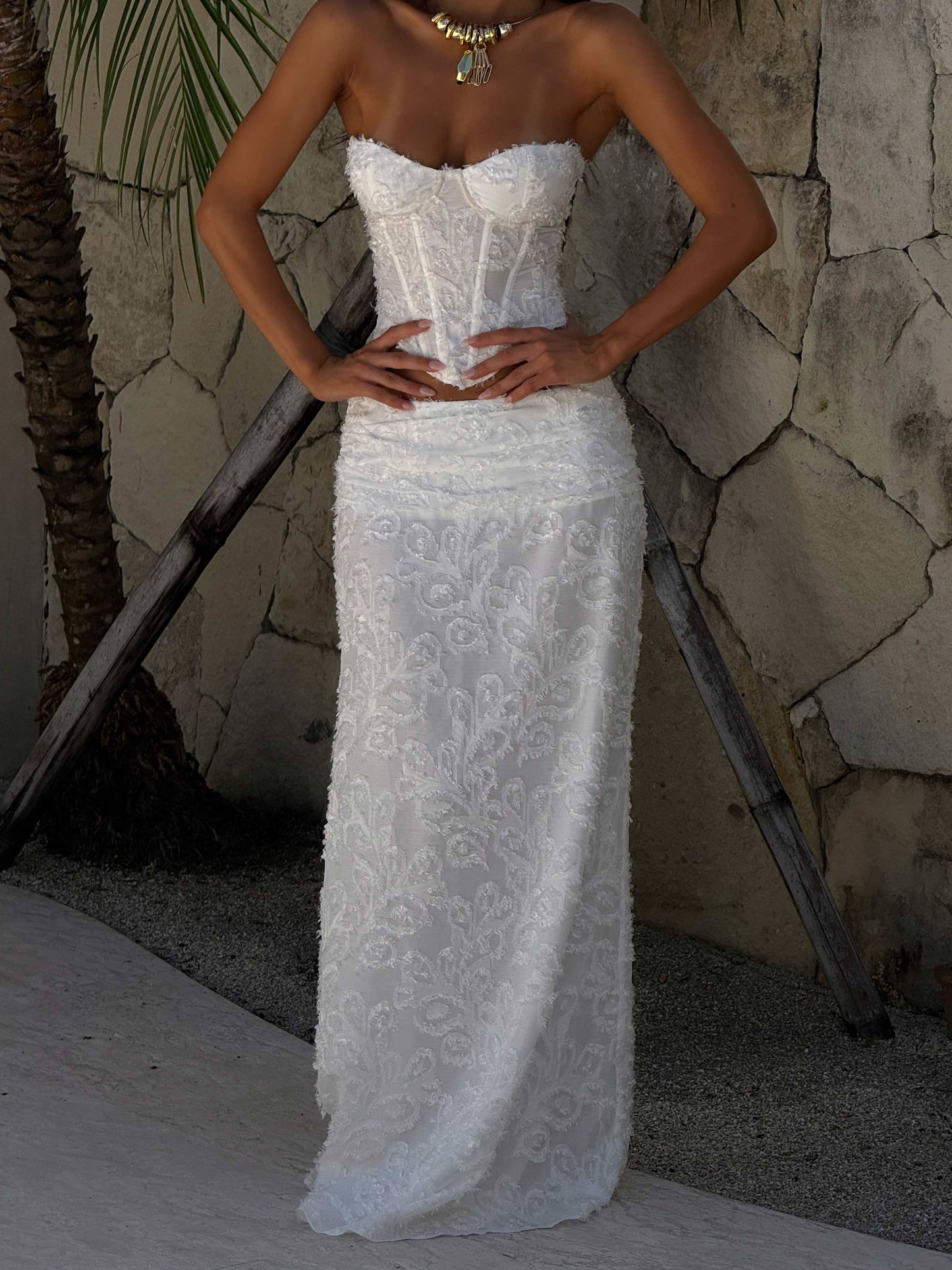 Celeste Lace Maxi Skirt