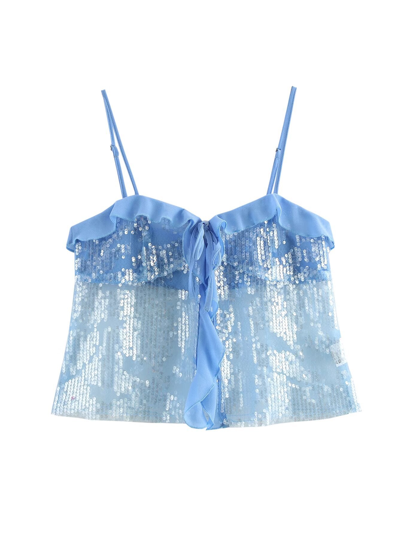 Carissa Sequin Halter Top