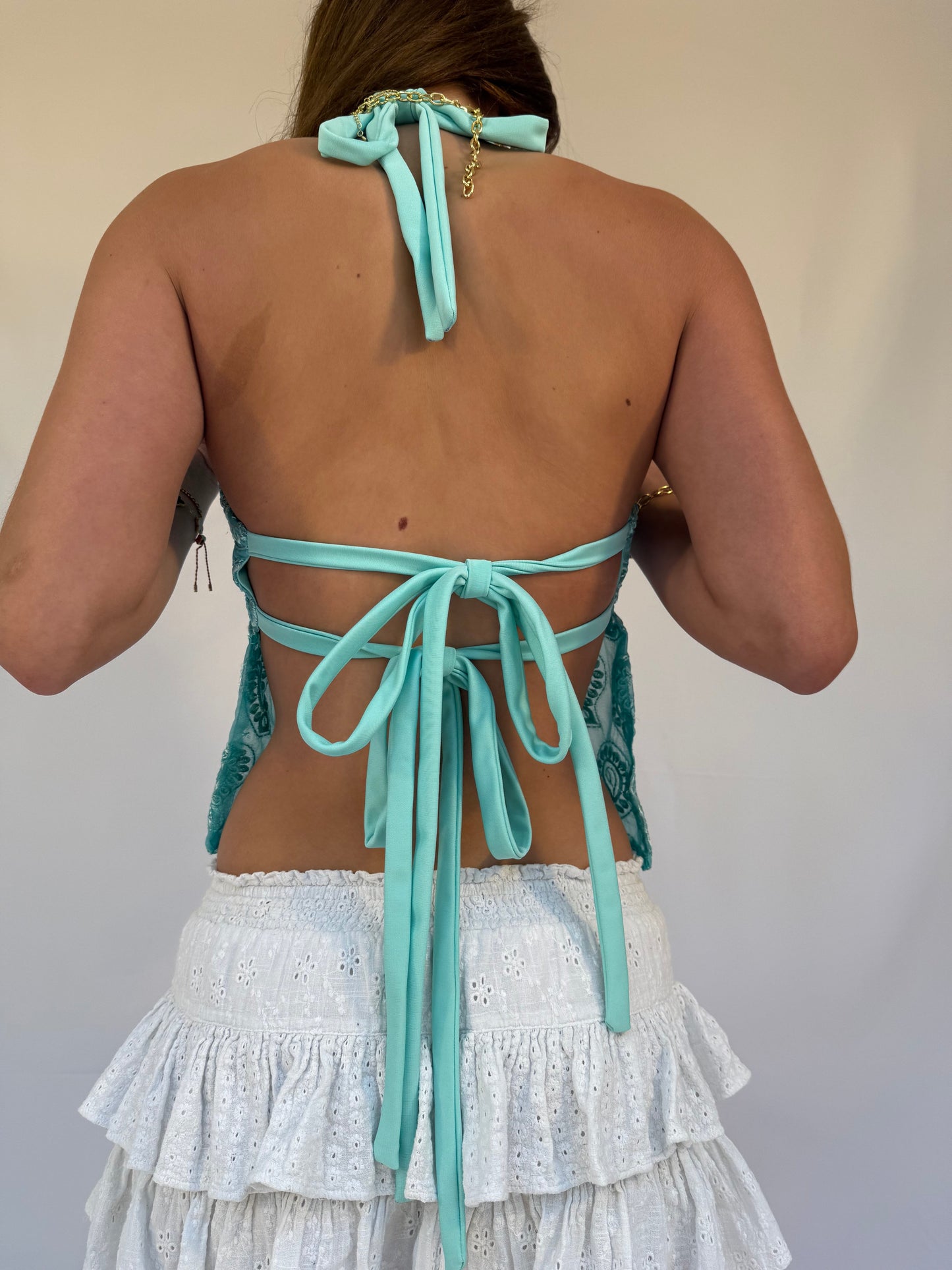 Arella Turquoise Top