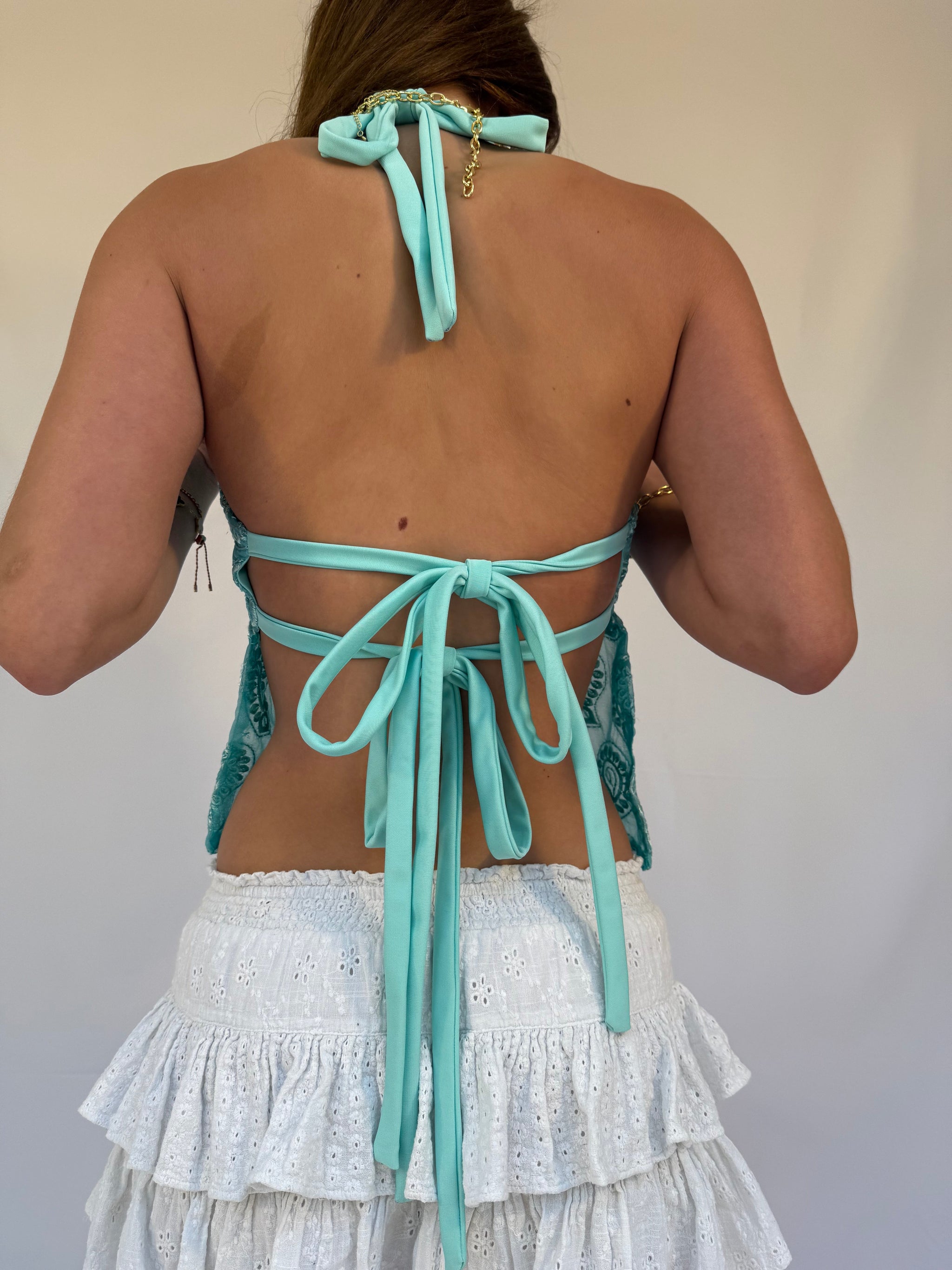 Arella Turquoise Top