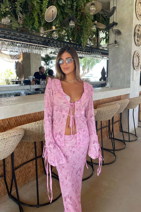 Annabelle Flowing Maxi Skirt Set