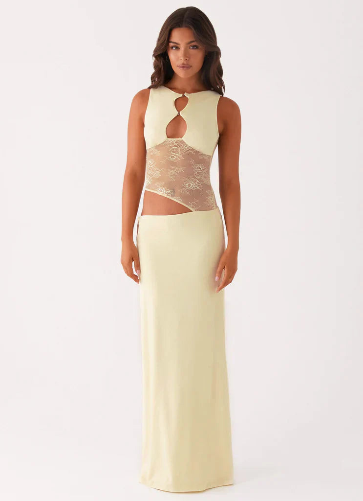 Nora | Lace Cut Dress