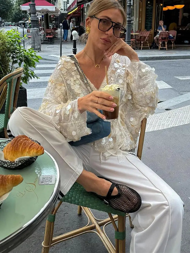 Rhea Sparkling Blouse