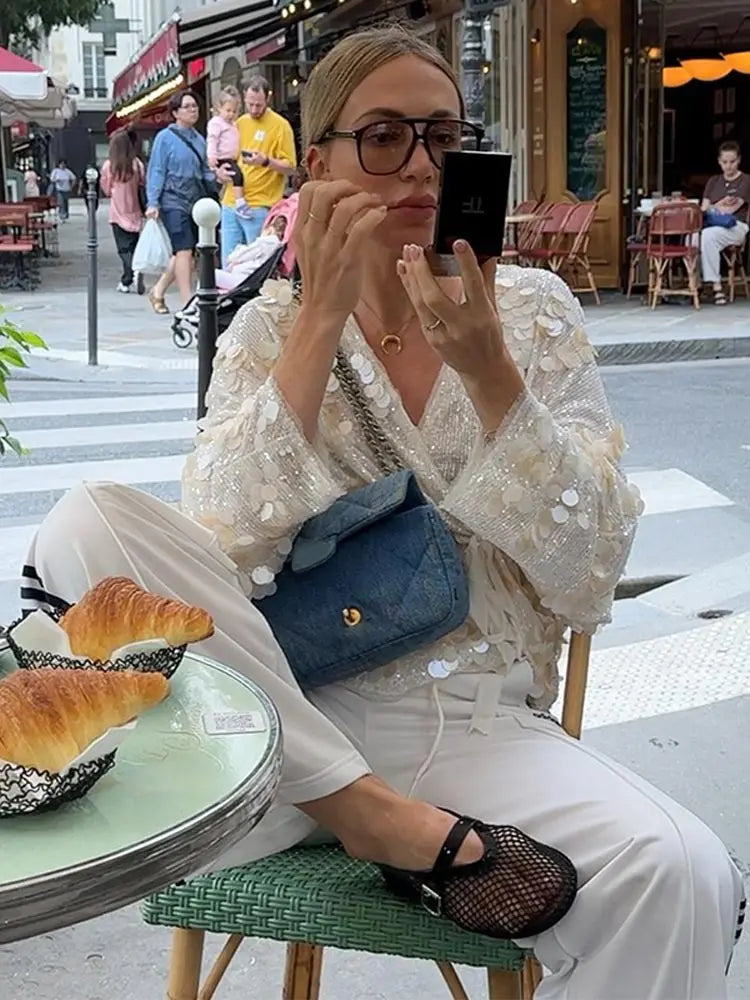 Rhea Sparkling Blouse