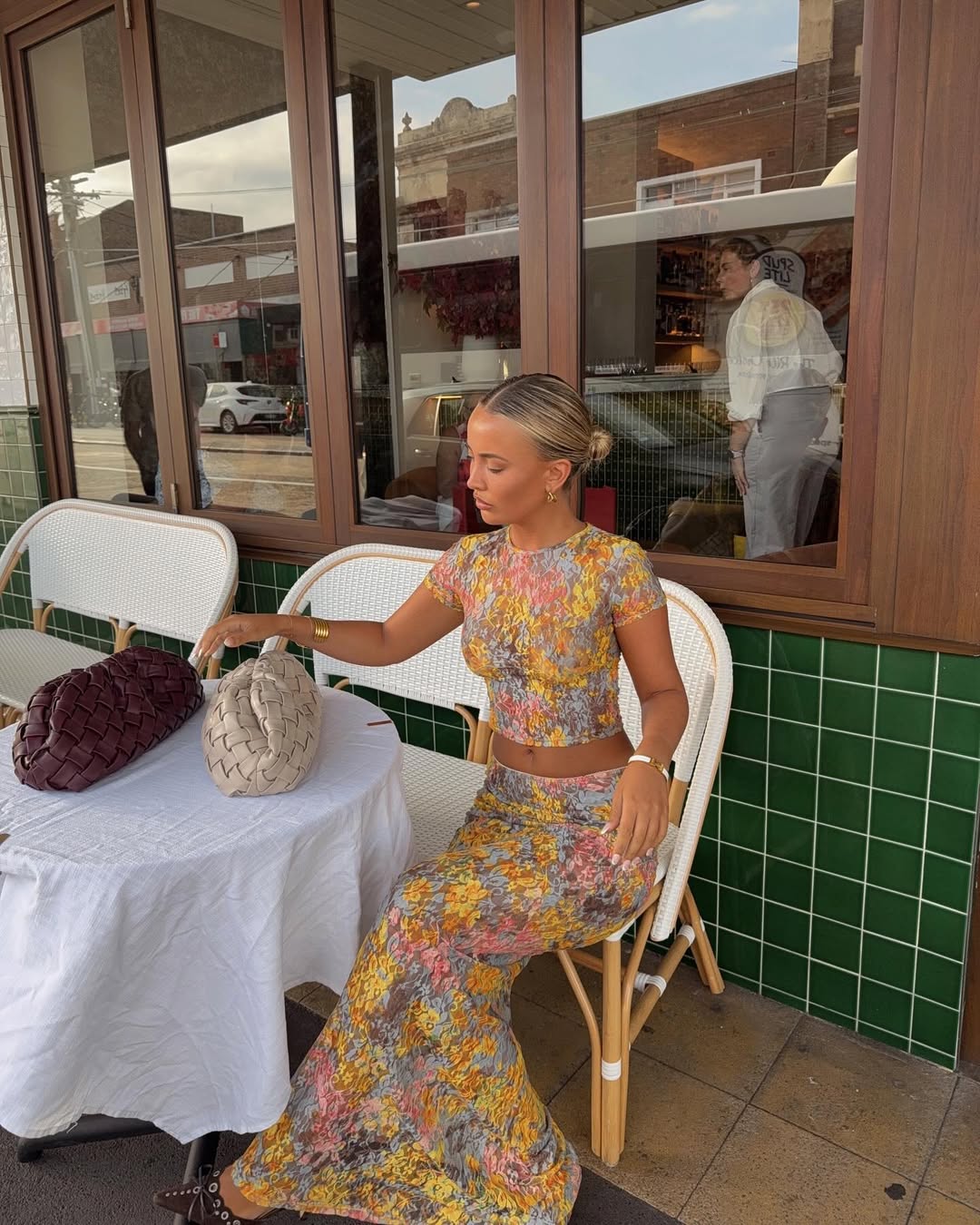 Amaris Floral Print Two Piece Set