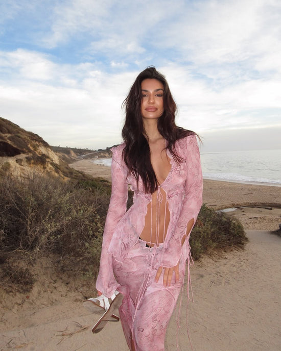 Annabelle Flowing Maxi Skirt Set